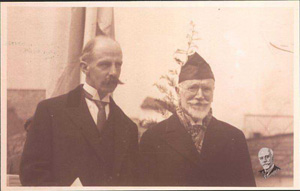 Eleftherios Venizelos with the Prime Minister of Czechoslovakia.