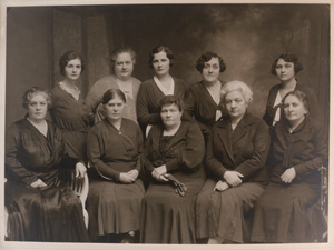 The Board of the Bulgarian Women's Union (BWU), 1930s