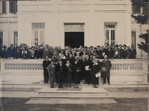 Delegates at the Second Balkan Conference in Istanbul.